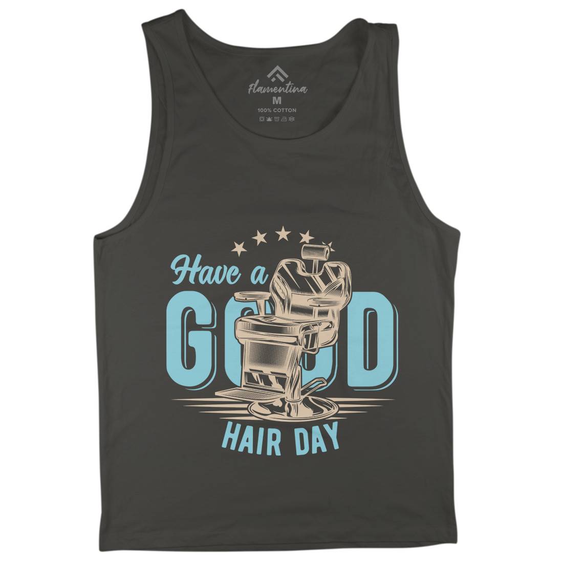 Barbershop Mens Tank Top Vest Barber B781