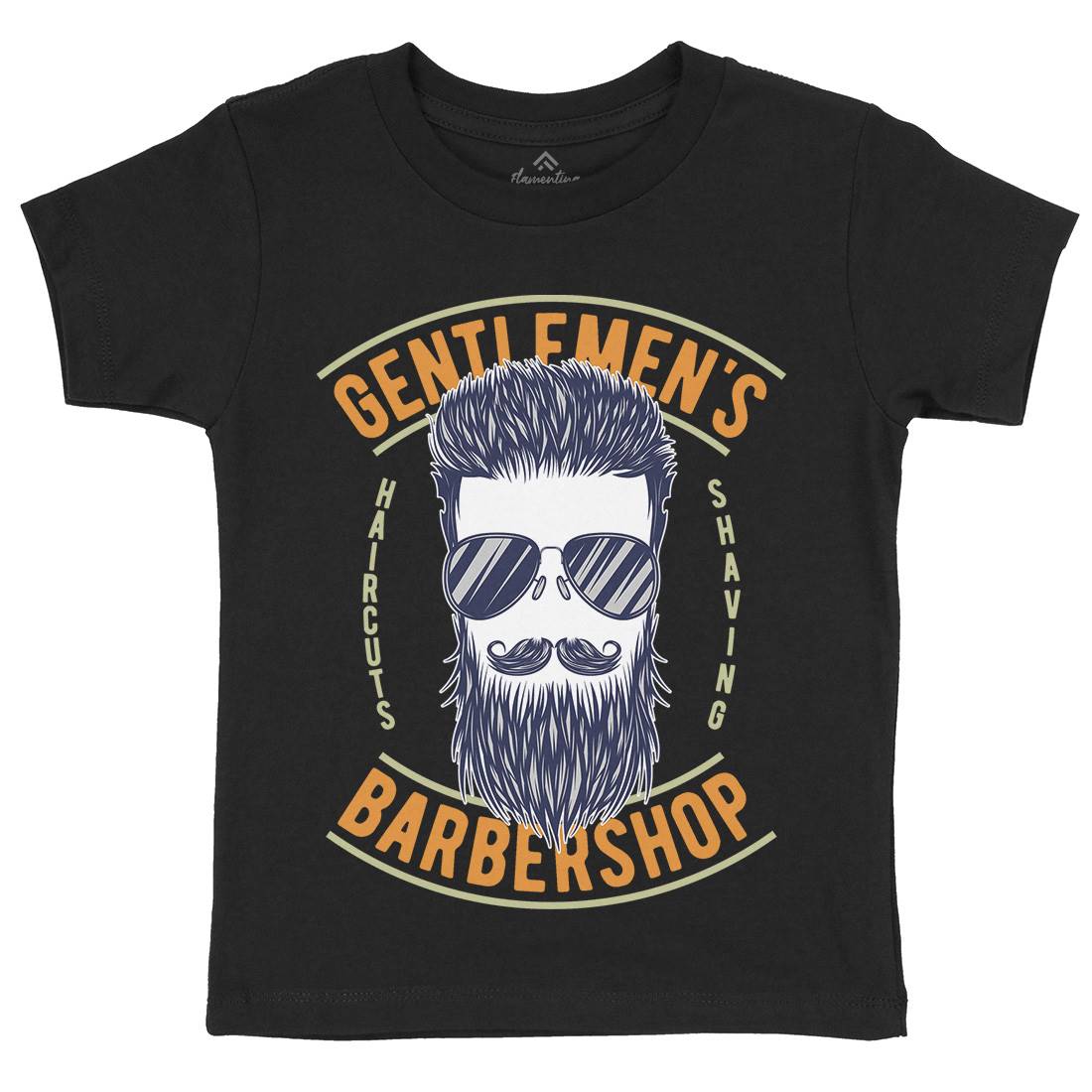Barbershop Kids Crew Neck T-Shirt Barber B782