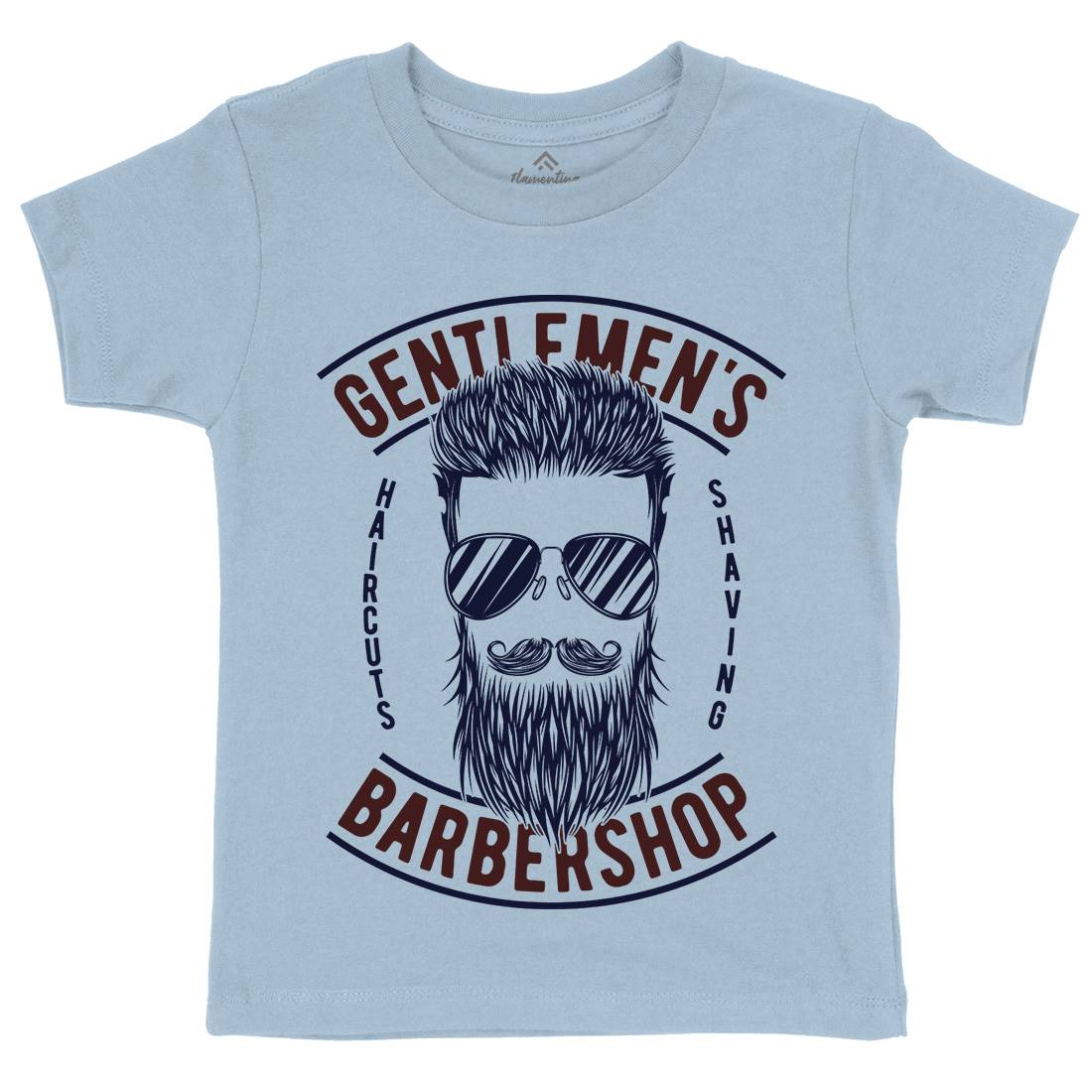 Barbershop Kids Organic Crew Neck T-Shirt Barber B782