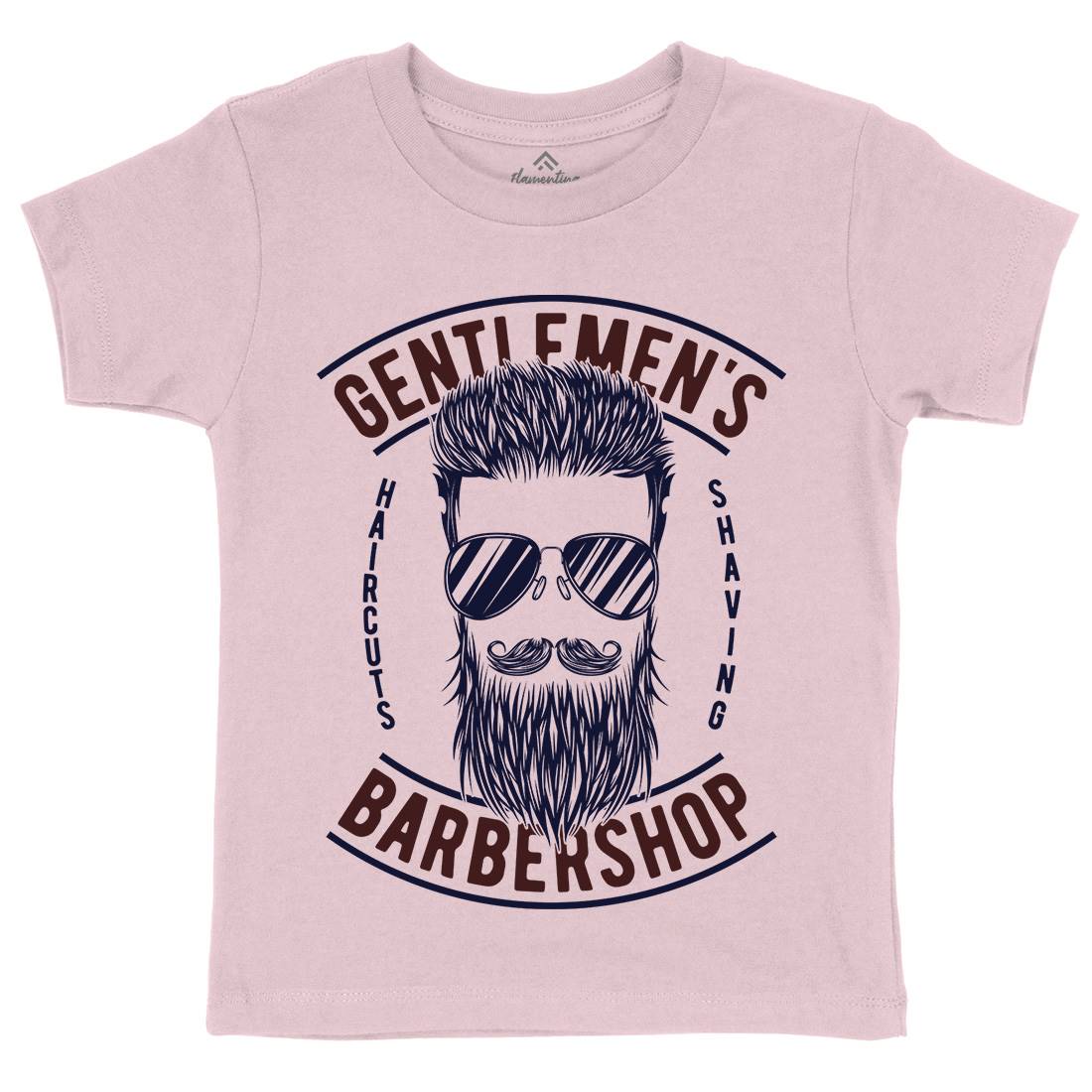 Barbershop Kids Crew Neck T-Shirt Barber B782