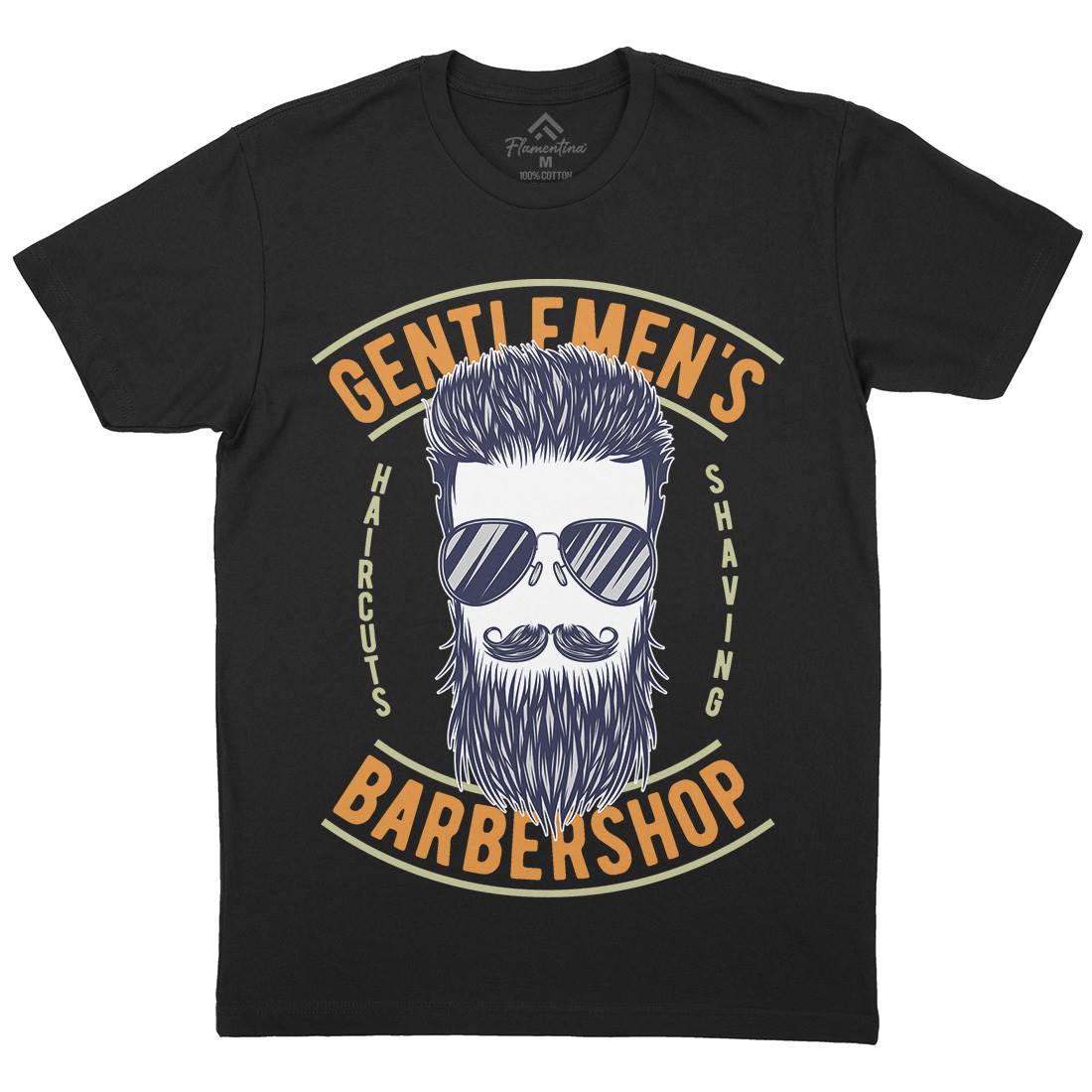 Barbershop Mens Crew Neck T-Shirt Barber B782
