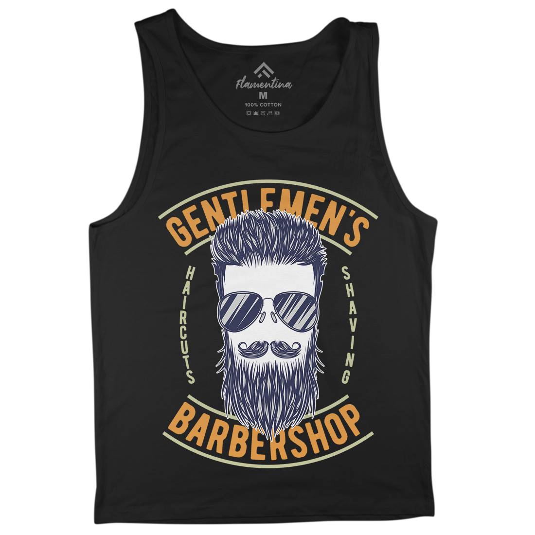 Barbershop Mens Tank Top Vest Barber B782