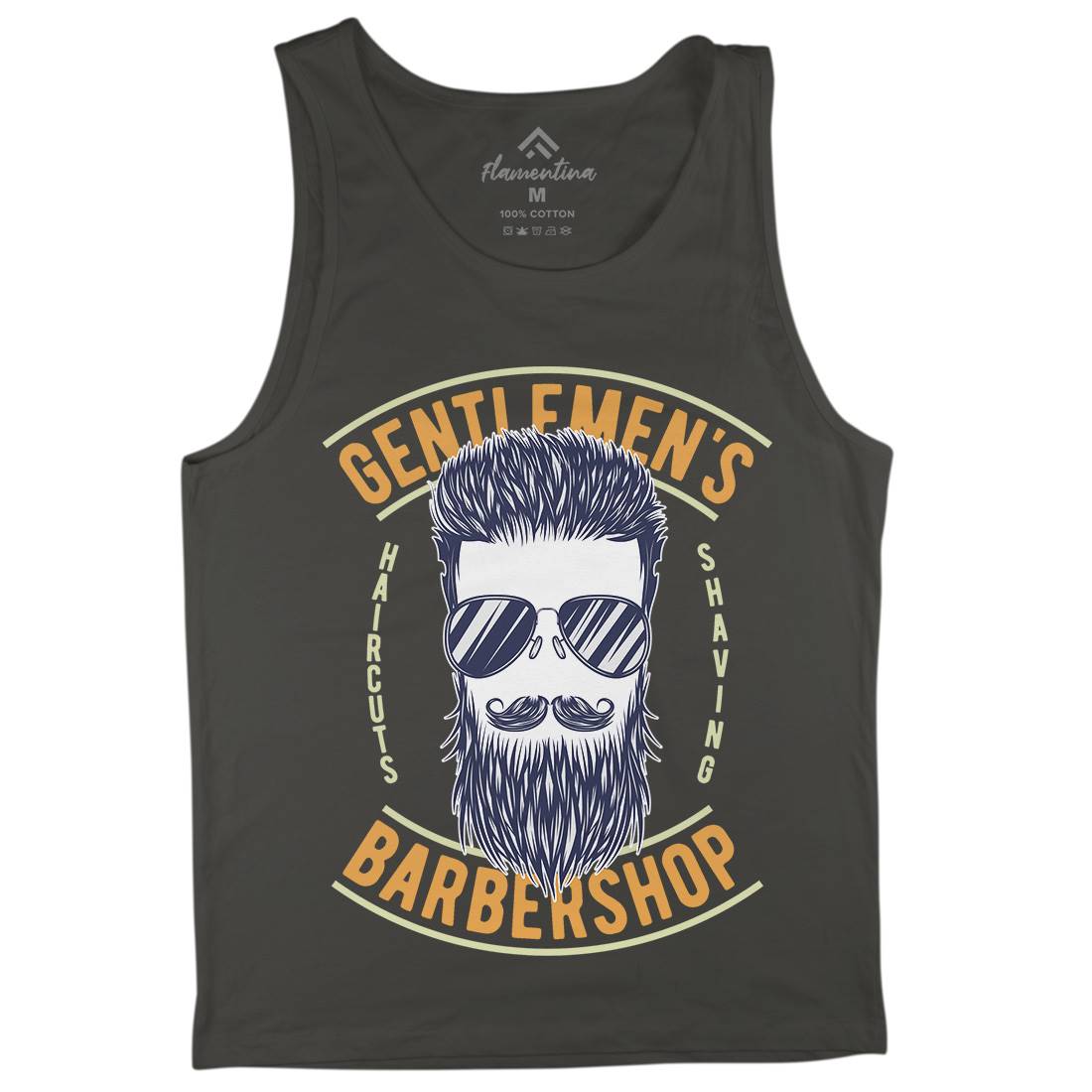 Barbershop Mens Tank Top Vest Barber B782