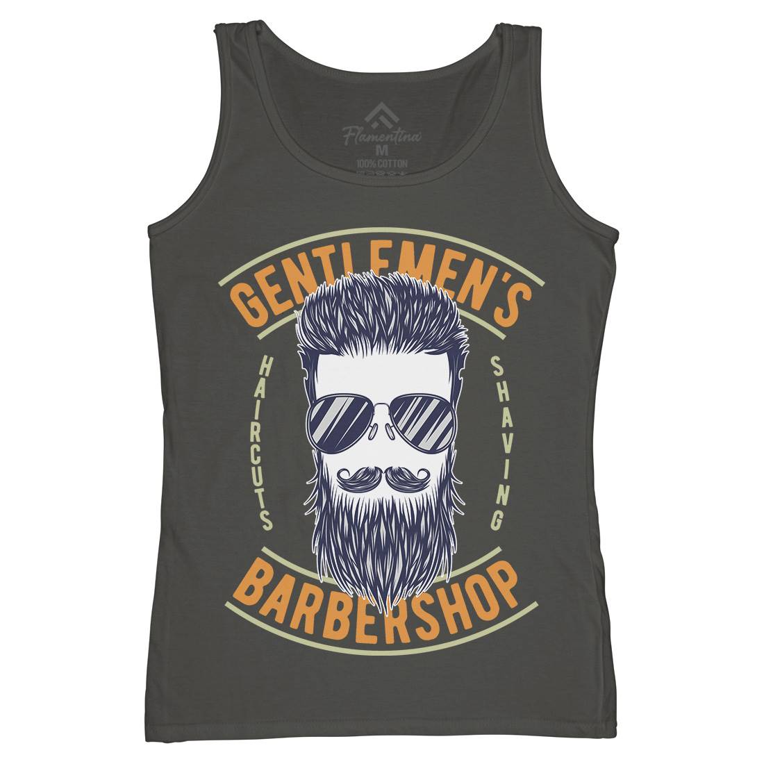 Barbershop Womens Organic Tank Top Vest Barber B782