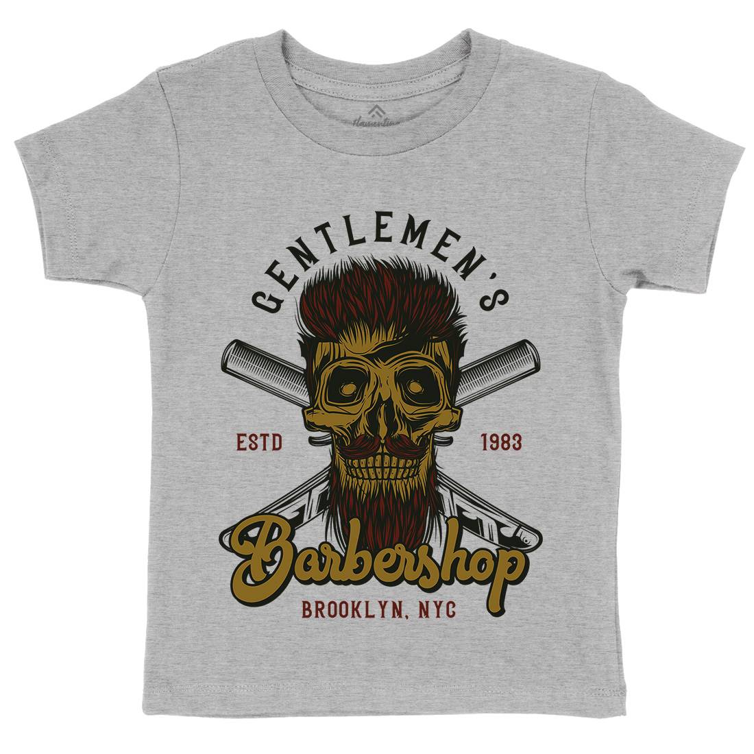 Barbershop Kids Crew Neck T-Shirt Barber B785