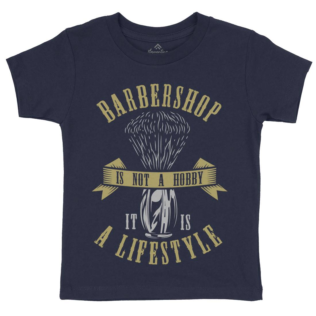 Barbershop Kids Crew Neck T-Shirt Barber B786