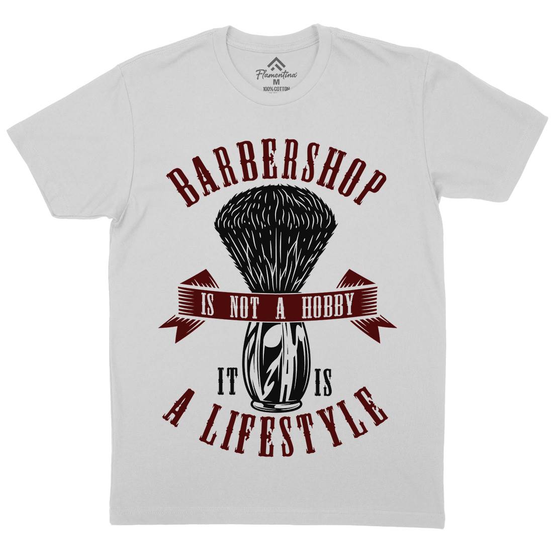 Barbershop Mens Crew Neck T-Shirt Barber B786