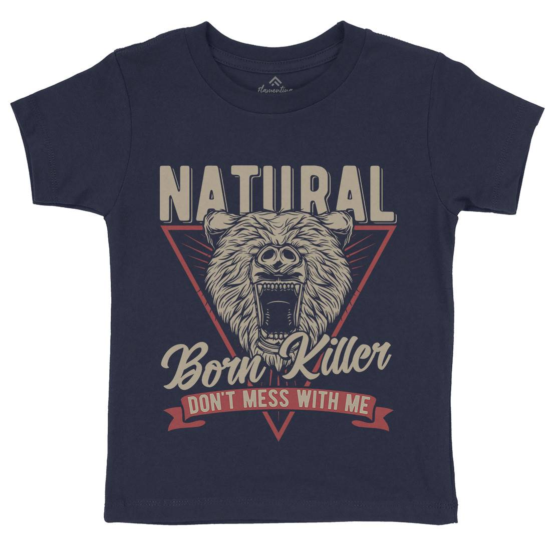 Bear Kids Crew Neck T-Shirt Animals B787