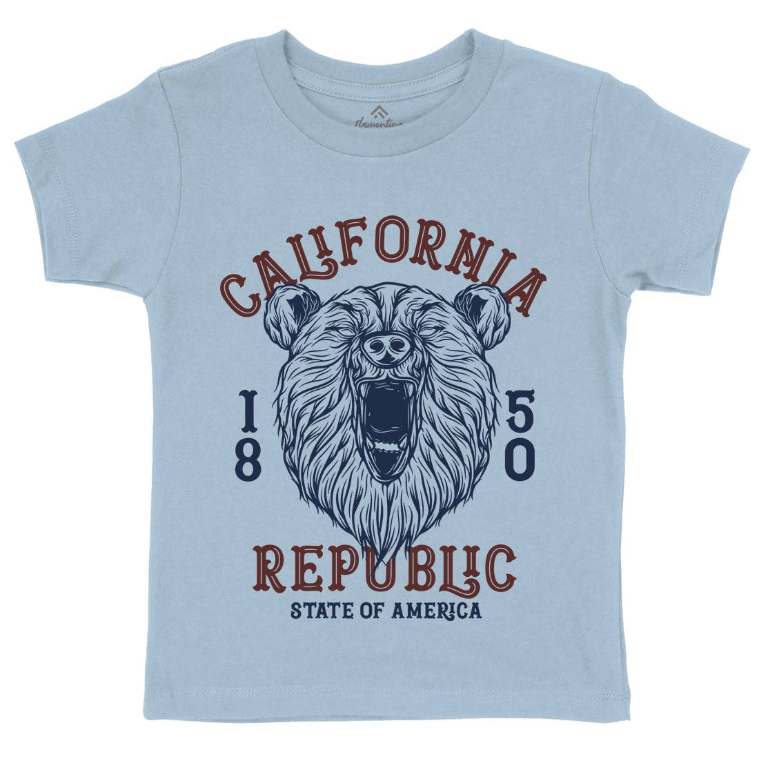 Bear Kids Organic Crew Neck T-Shirt Animals B791