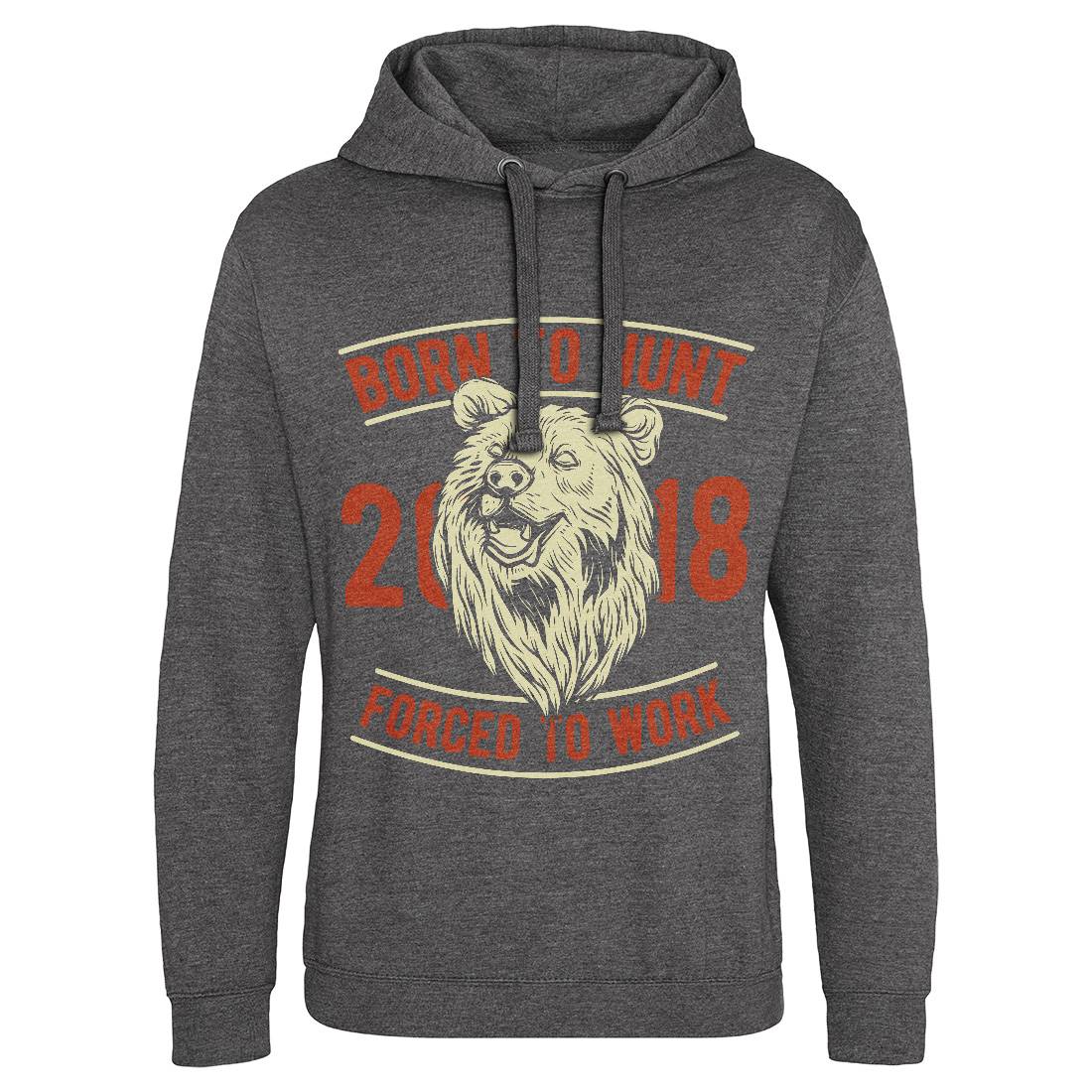 Bear Mens Hoodie Without Pocket Animals B793