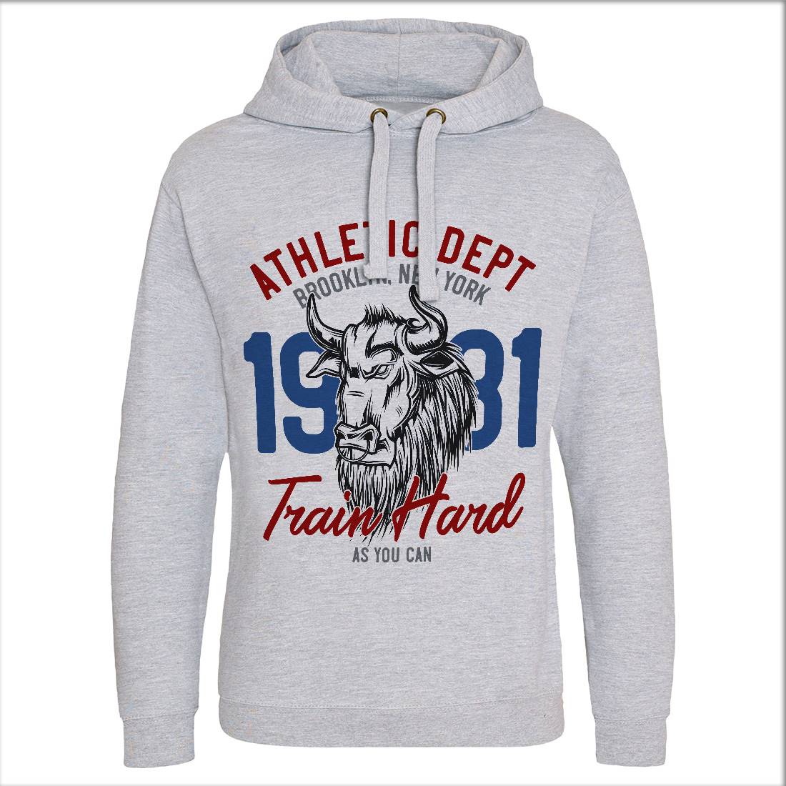 Bull Mens Hoodie Without Pocket Animals B795