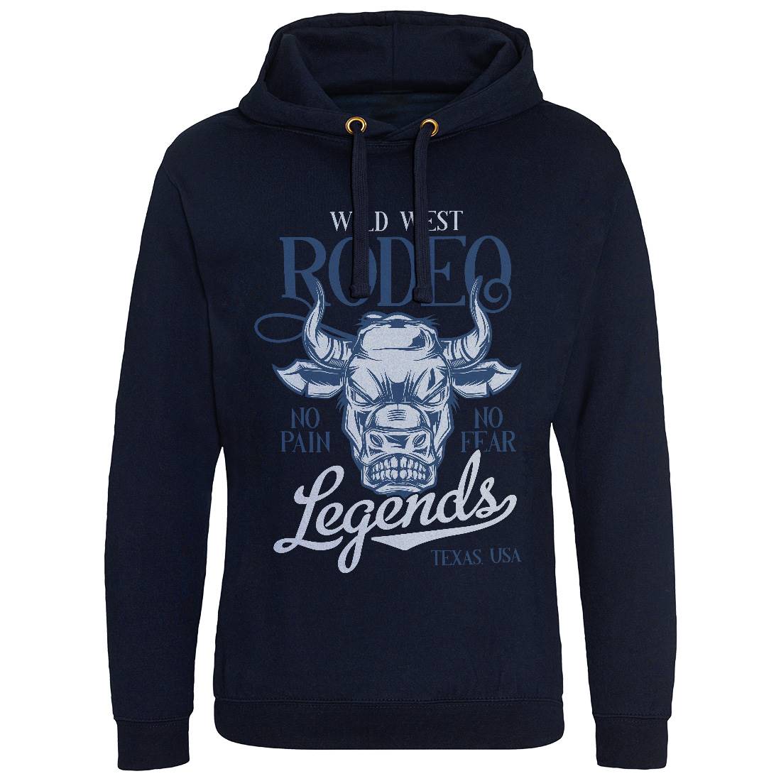 Bull Mens Hoodie Without Pocket Animals B796