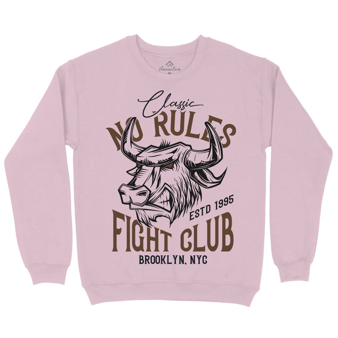 Bull Fight Club Kids Crew Neck Sweatshirt Animals B799