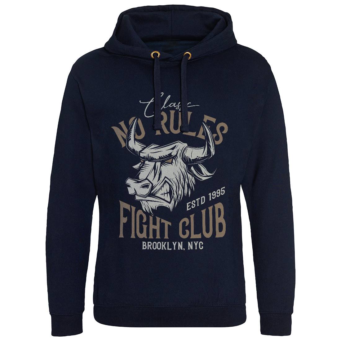 Bull Fight Club Mens Hoodie Without Pocket Animals B799