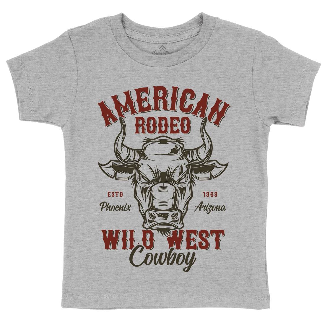 American Bull Kids Crew Neck T-Shirt Animals B800