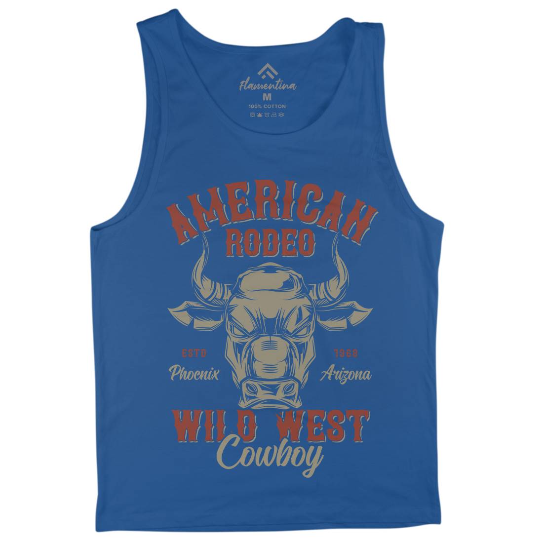 American Bull Mens Tank Top Vest Animals B800