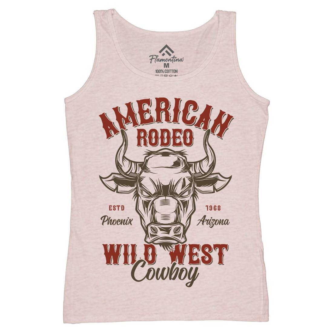 American Bull Womens Organic Tank Top Vest Animals B800
