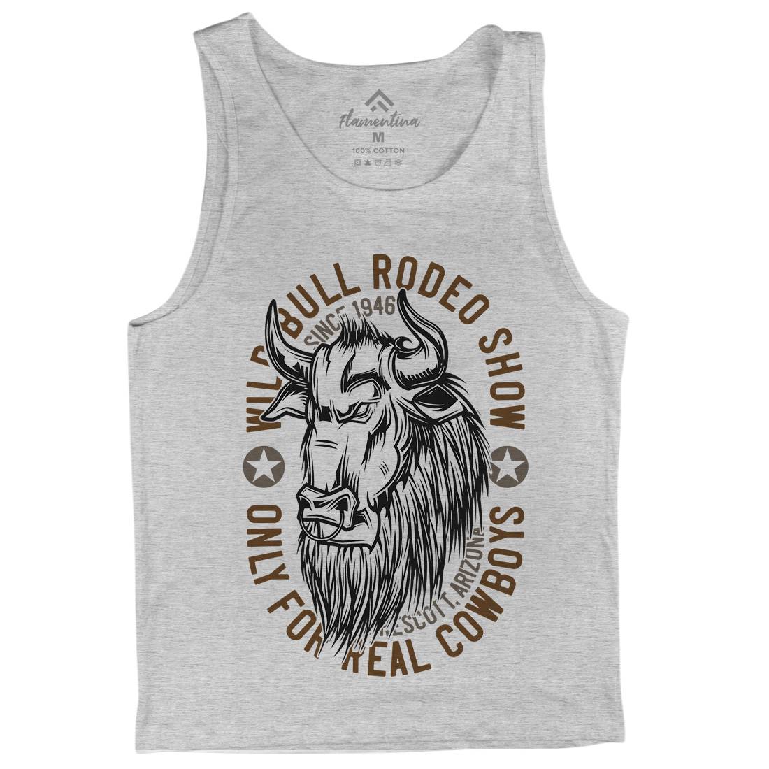 Wild Bull Mens Tank Top Vest Animals B802