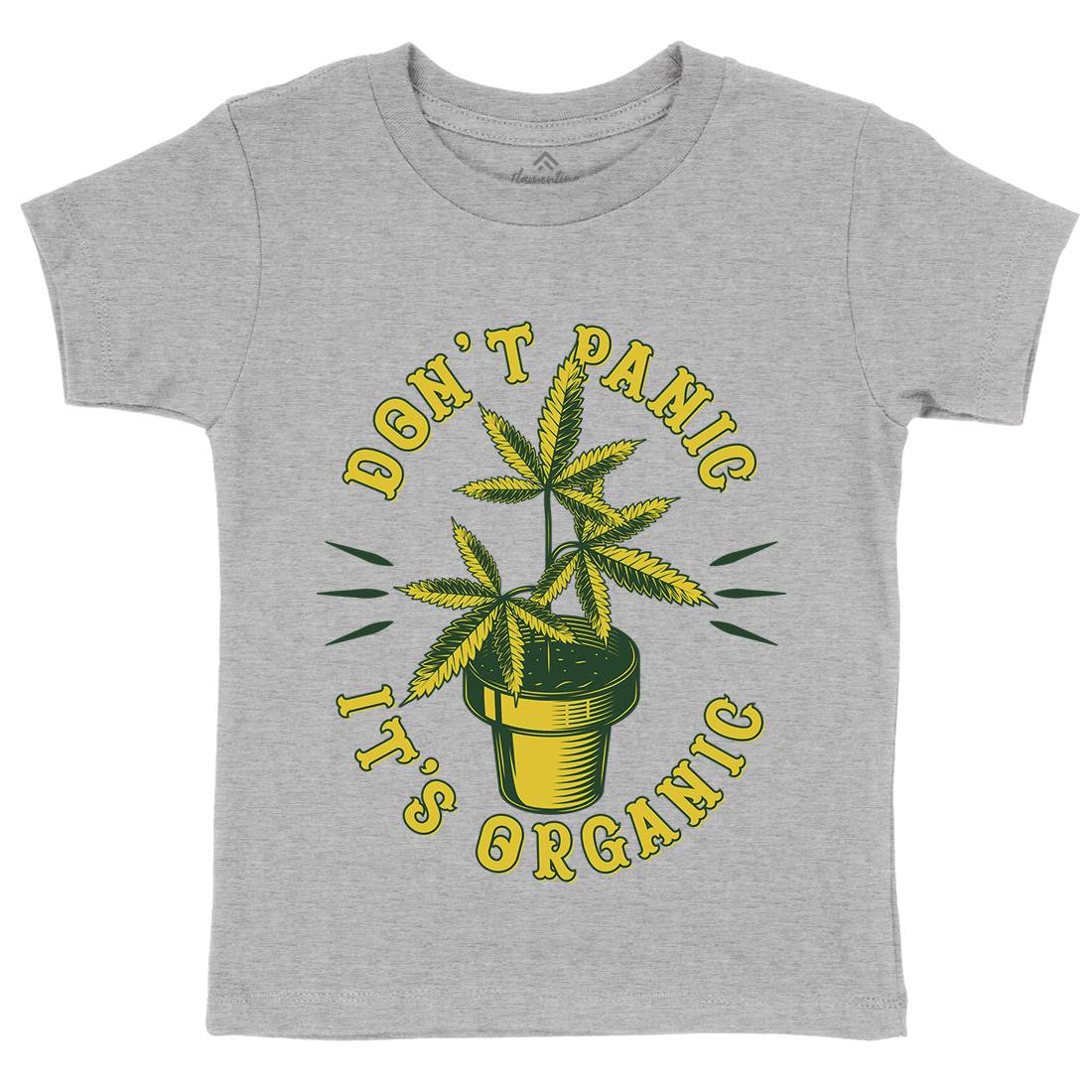 Don&#39;t Panic It&#39;s Organic Kids Organic Crew Neck T-Shirt Drugs B803