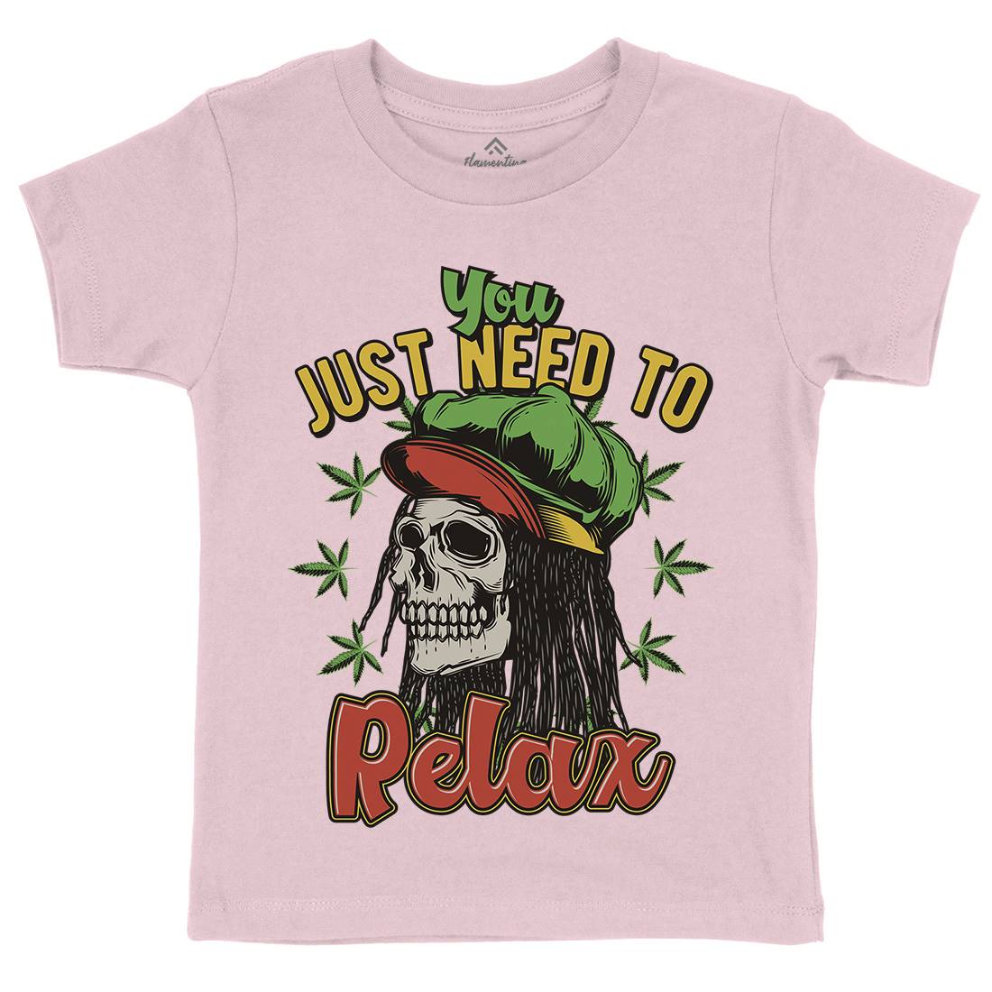 Need To Relax Kids Crew Neck T-Shirt Drugs B804