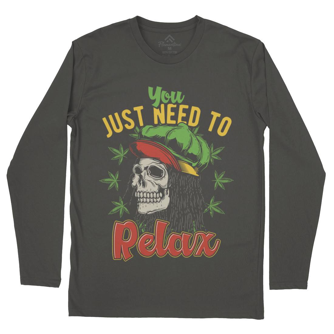 Need To Relax Mens Long Sleeve T-Shirt Drugs B804