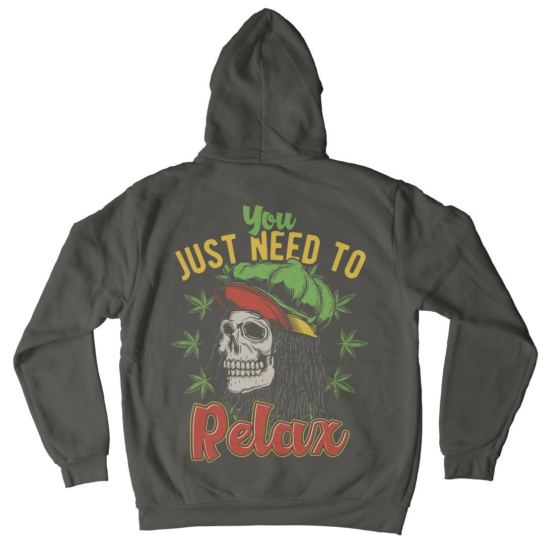 Need To Relax Mens Hoodie With Pocket Drugs B804
