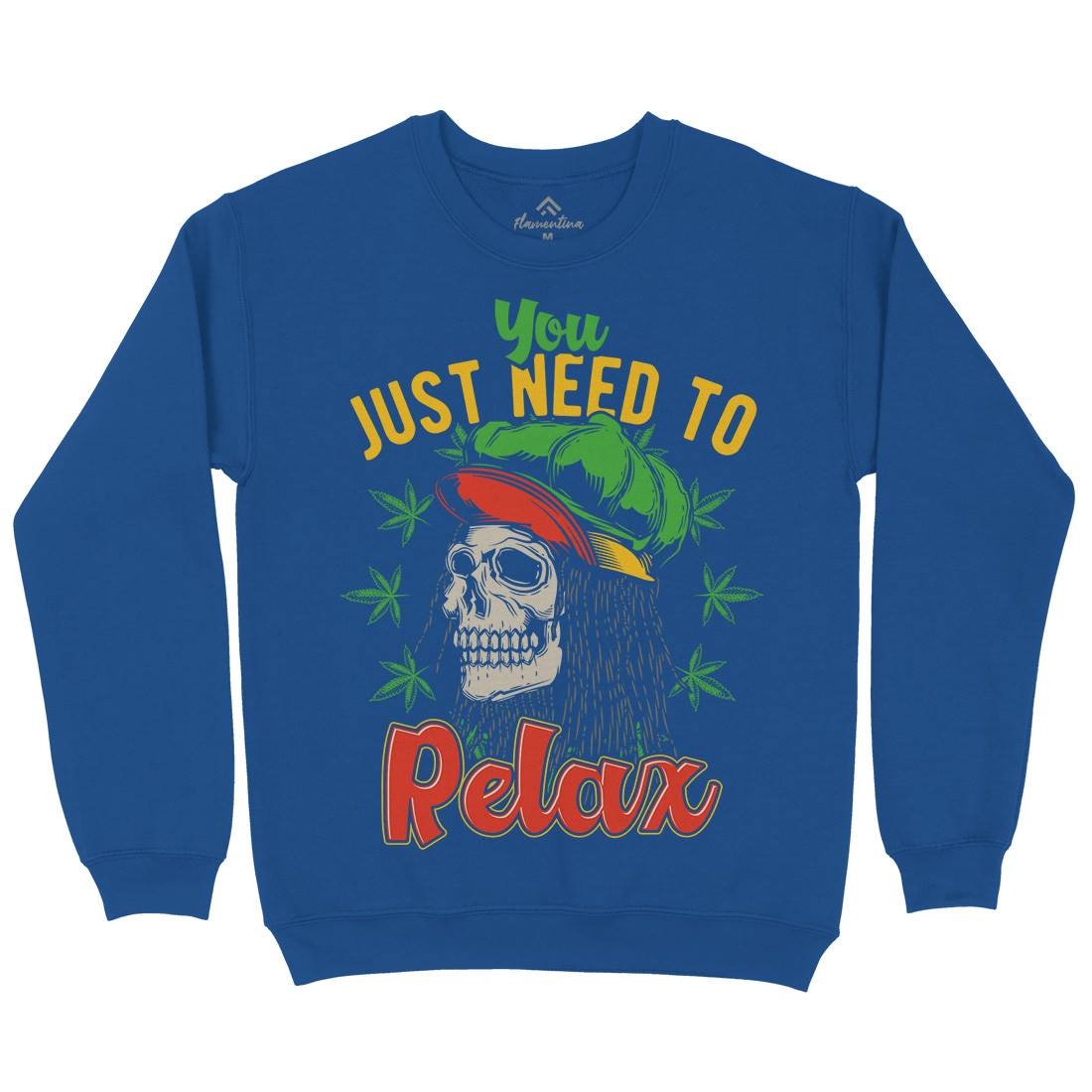 Need To Relax Mens Crew Neck Sweatshirt Drugs B804