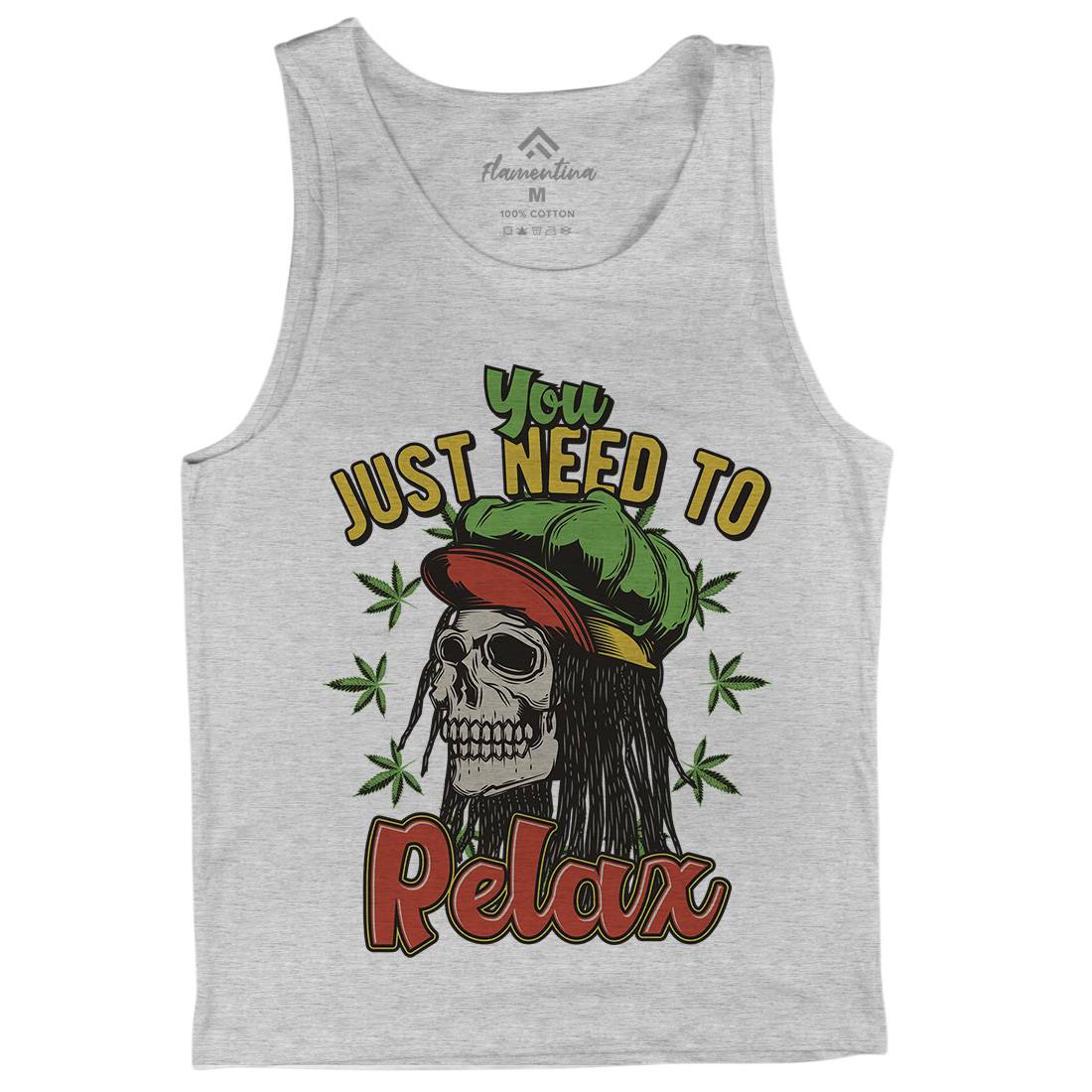 Need To Relax Mens Tank Top Vest Drugs B804