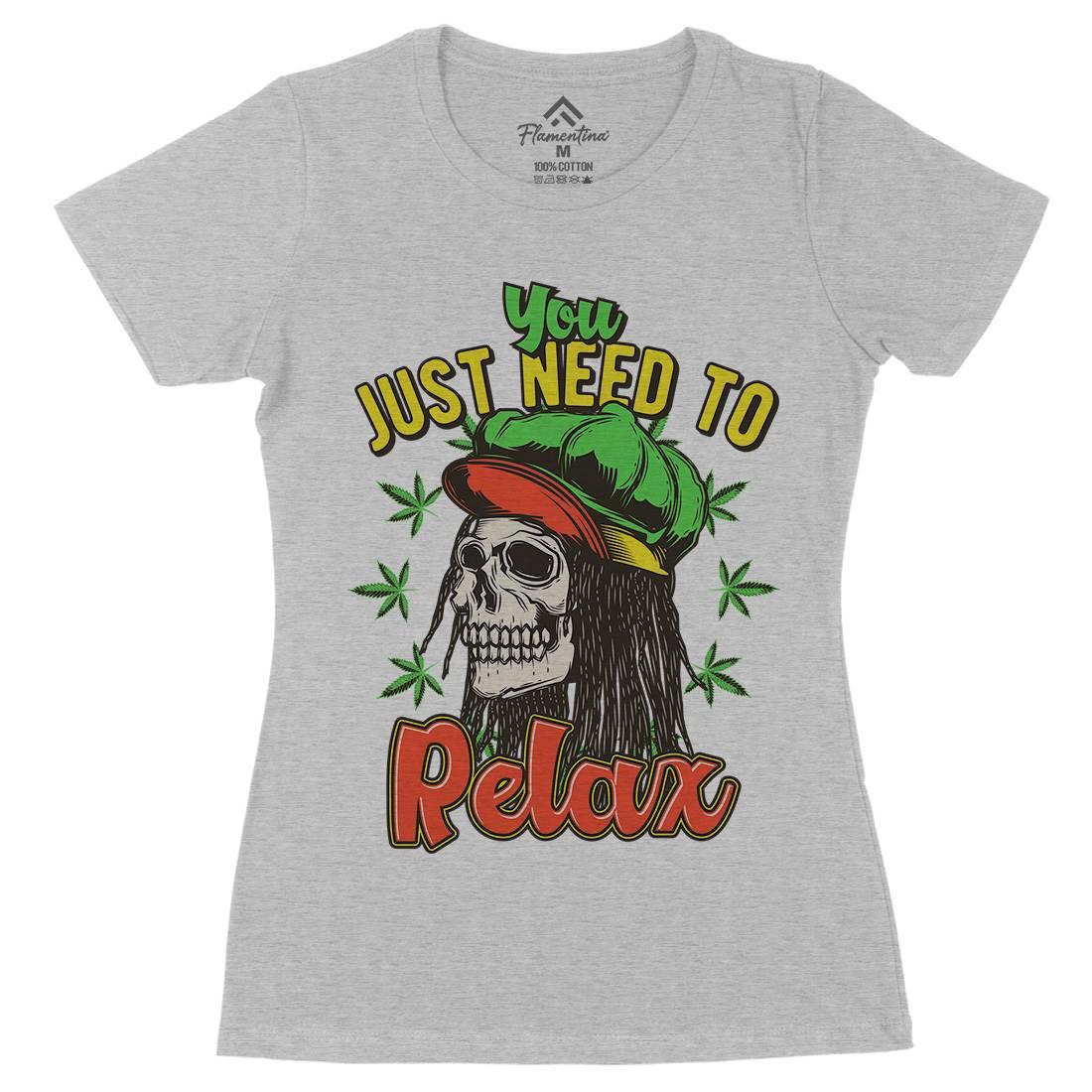 Need To Relax Womens Organic Crew Neck T-Shirt Drugs B804