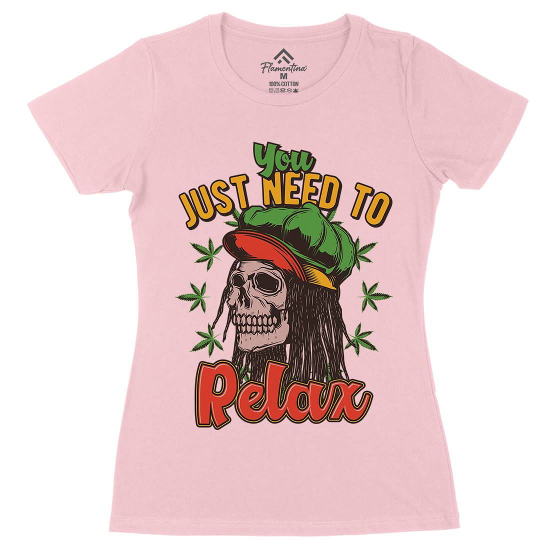 Need To Relax Womens Organic Crew Neck T-Shirt Drugs B804