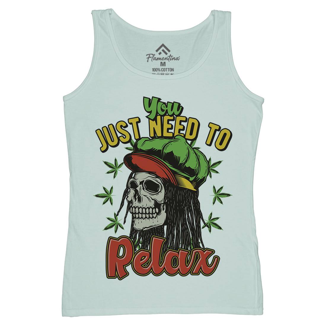 Need To Relax Womens Organic Tank Top Vest Drugs B804