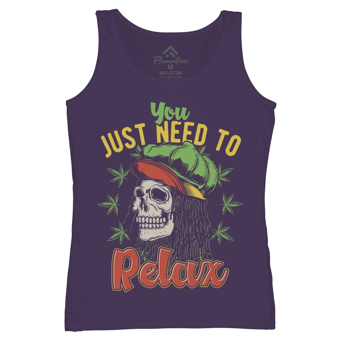 Need To Relax Womens Organic Tank Top Vest Drugs B804