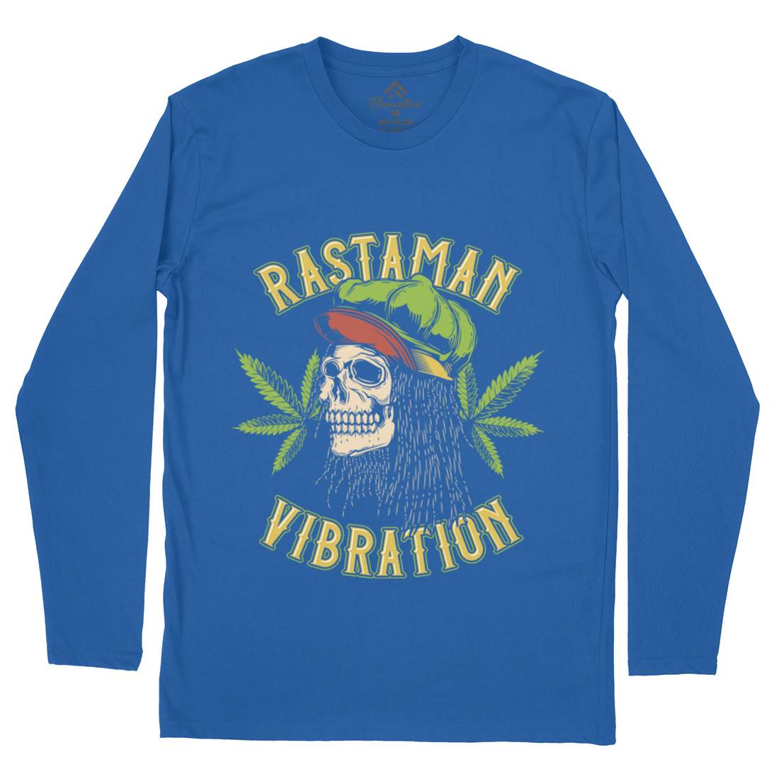 Rastaman Vibration Mens Long Sleeve T-Shirt Drugs B805