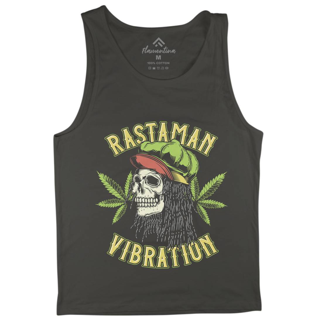 Rastaman Vibration Mens Tank Top Vest Drugs B805