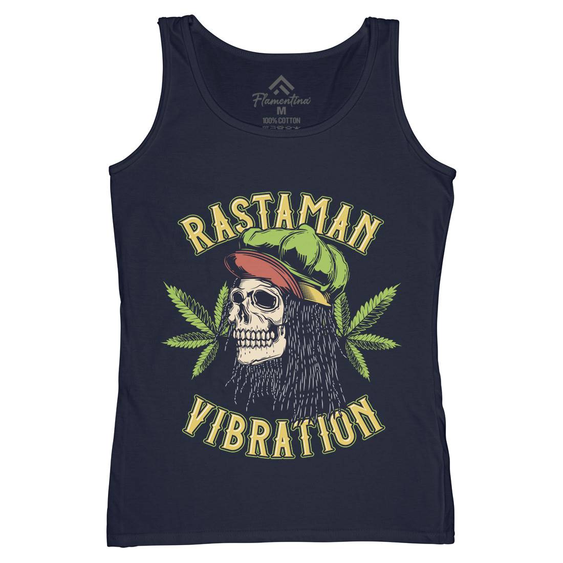 Rastaman Vibration Womens Organic Tank Top Vest Drugs B805