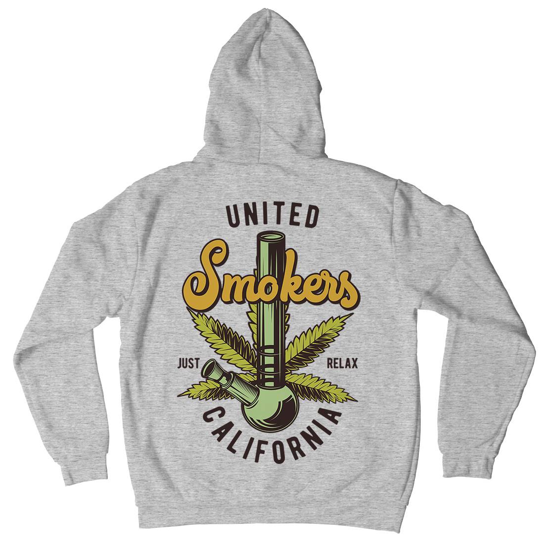 United Smokers Mens Hoodie With Pocket Drugs B806