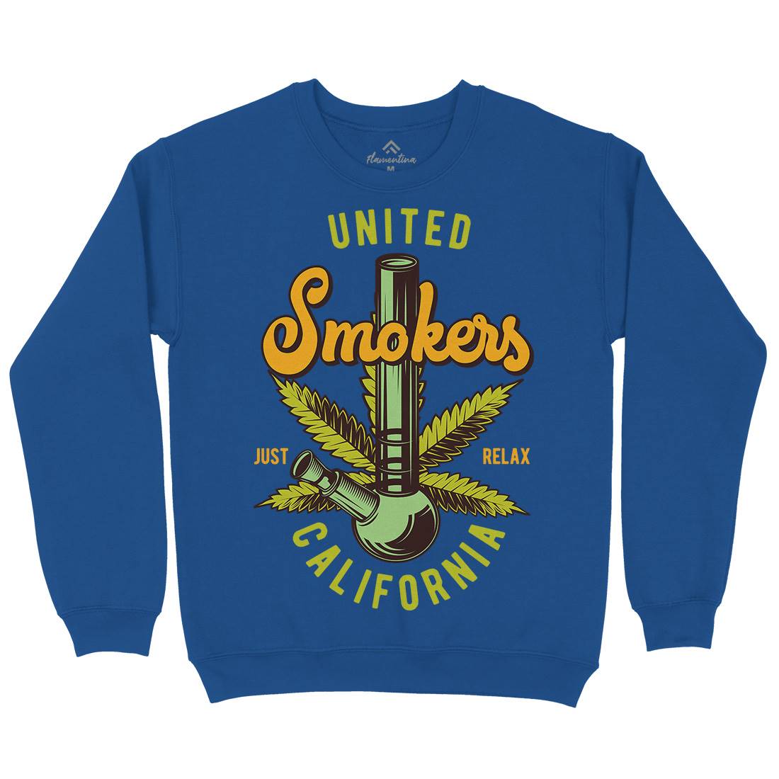 United Smokers Kids Crew Neck Sweatshirt Drugs B806