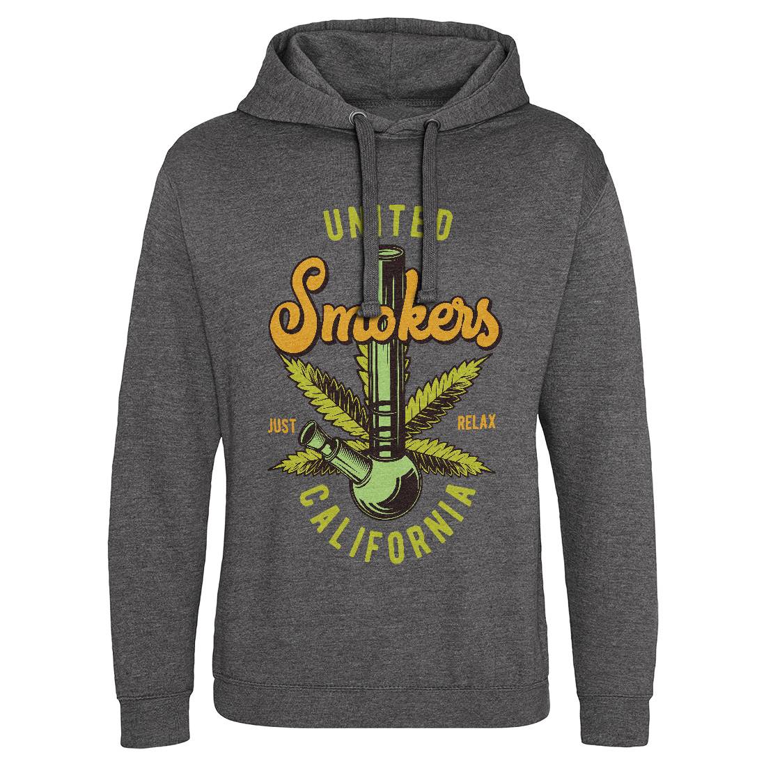 United Smokers Mens Hoodie Without Pocket Drugs B806