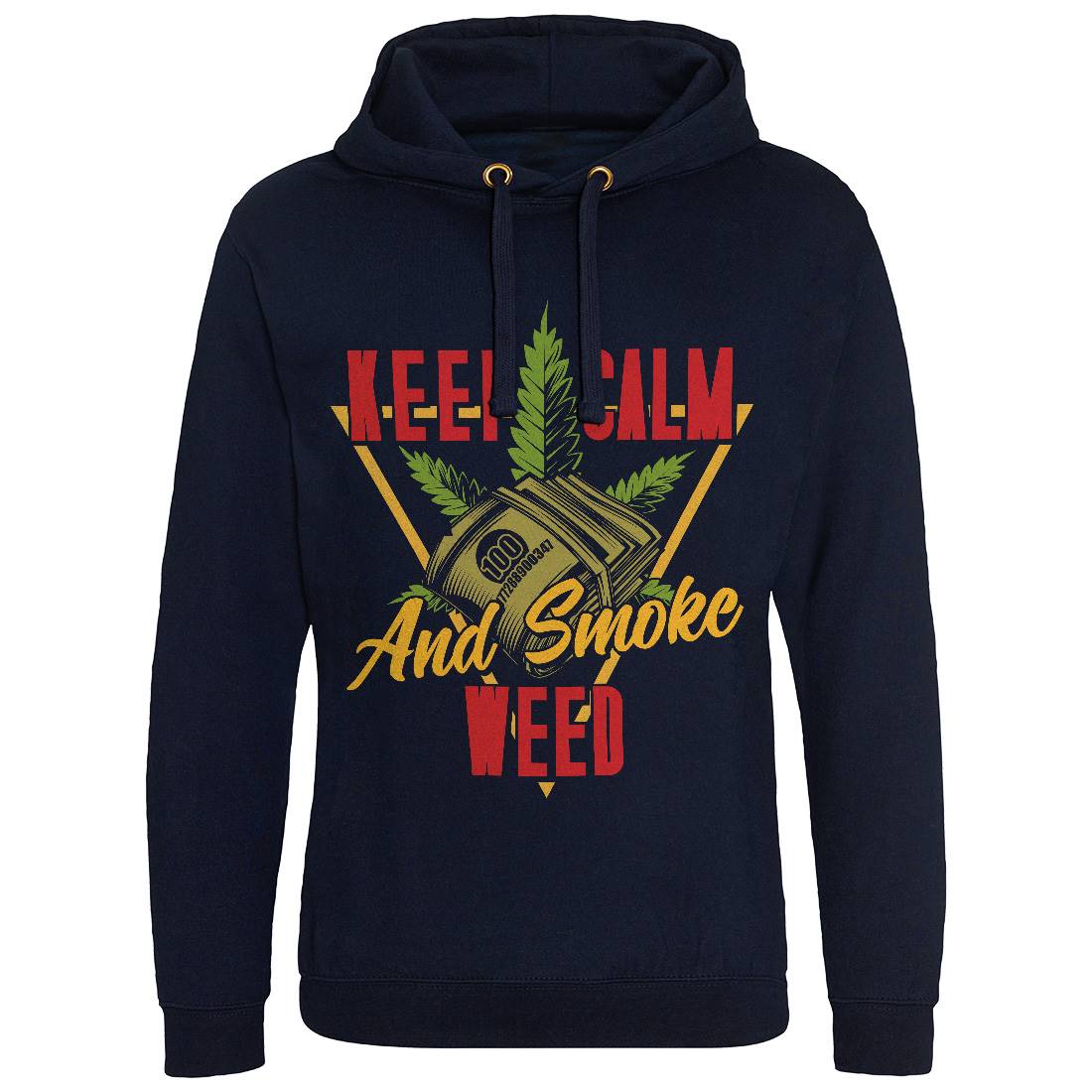 Keep Calm Mens Hoodie Without Pocket Drugs B808