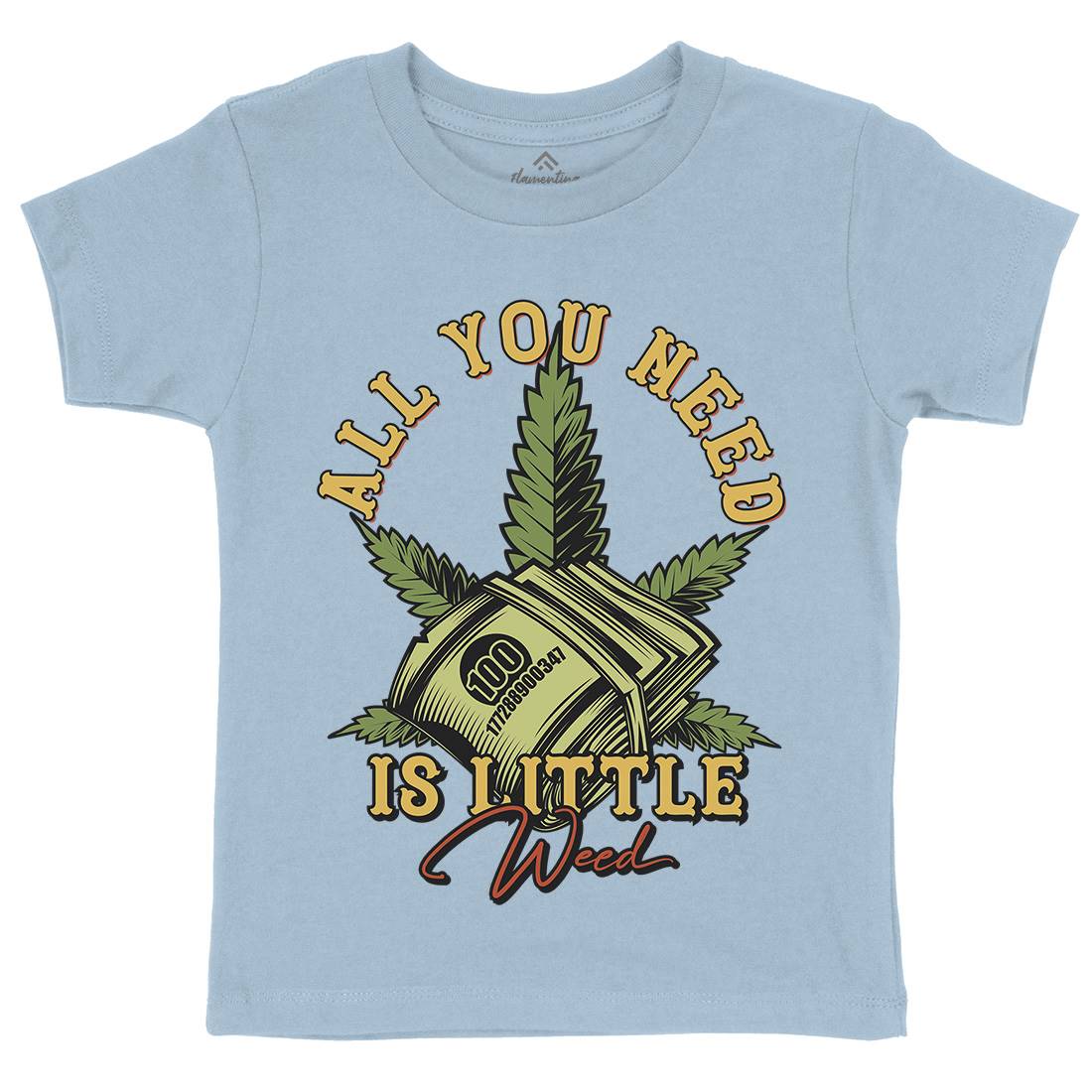 All You Need Kids Organic Crew Neck T-Shirt Drugs B809