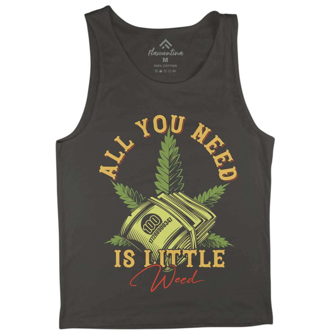 All You Need Mens Tank Top Vest Drugs B809