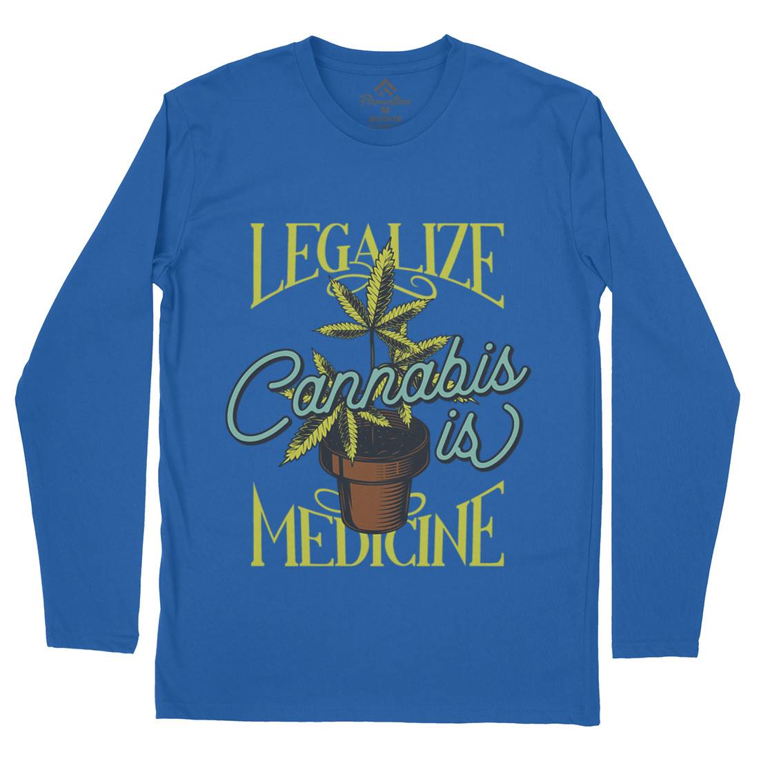 Medicine Mens Long Sleeve T-Shirt Drugs B810