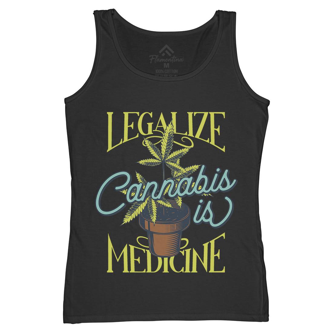 Medicine Womens Organic Tank Top Vest Drugs B810