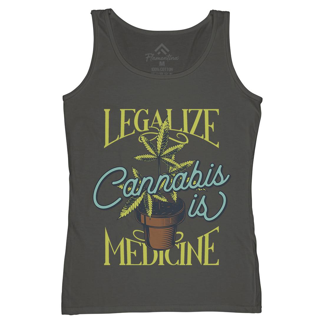 Medicine Womens Organic Tank Top Vest Drugs B810