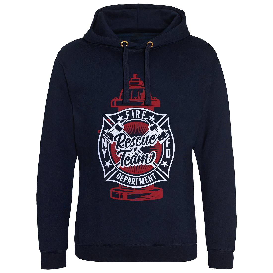 Fire Fighter Mens Hoodie Without Pocket Firefighters B817