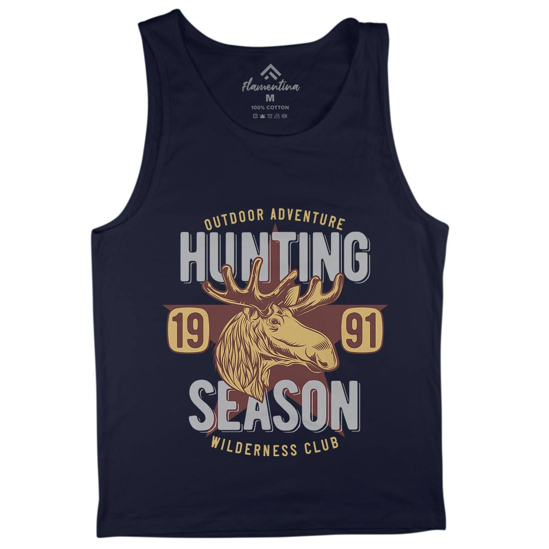 Deer Hunt Mens Tank Top Vest Animals B819
