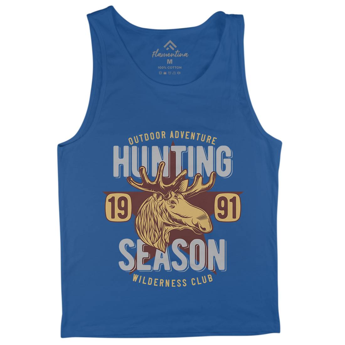 Deer Hunt Mens Tank Top Vest Animals B819