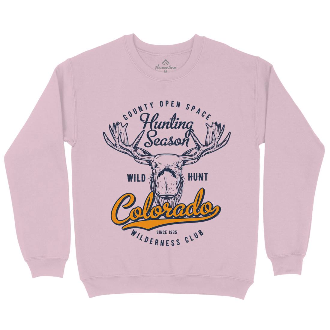 Moose Hunt Kids Crew Neck Sweatshirt Animals B823