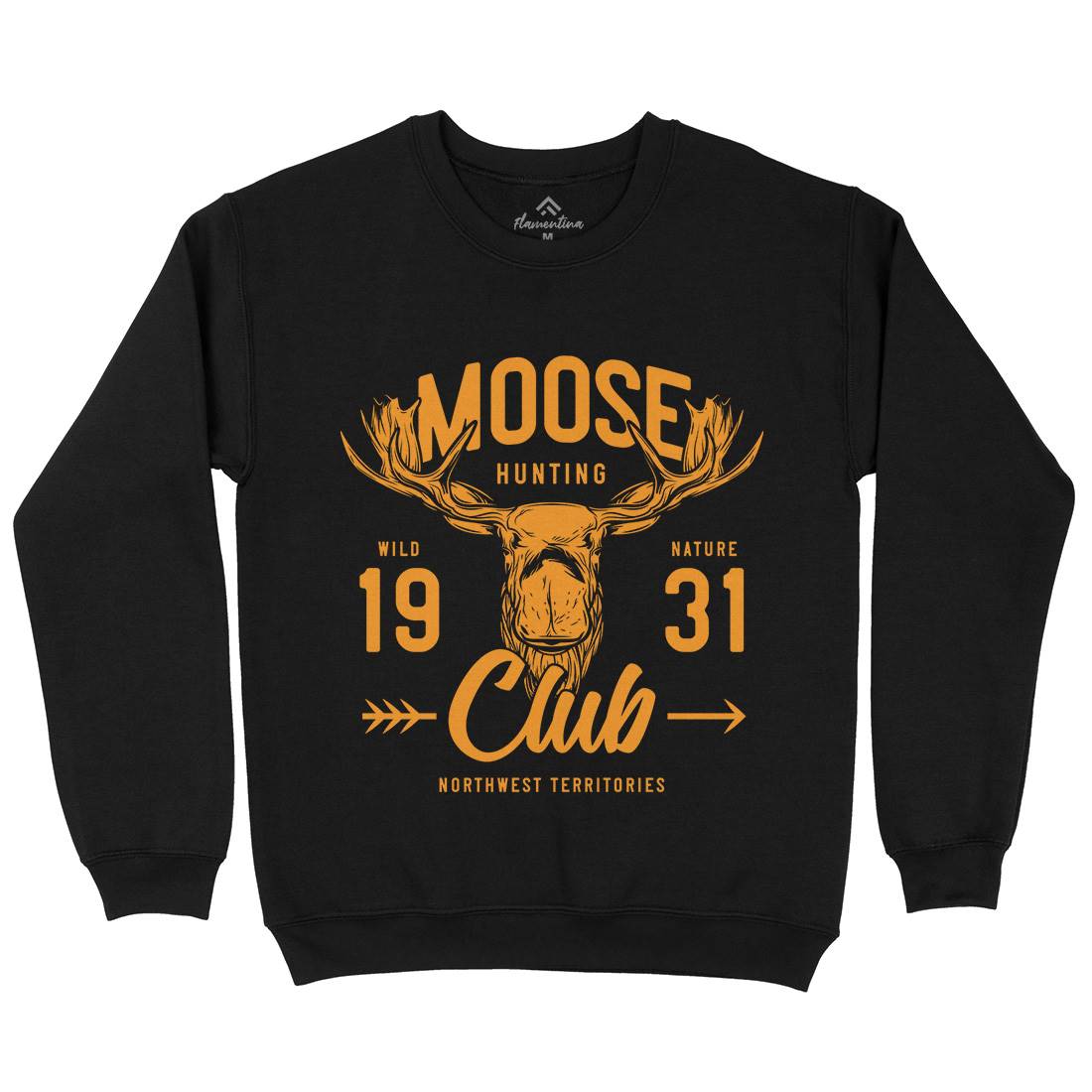 Moose Hunt Kids Crew Neck Sweatshirt Animals B824