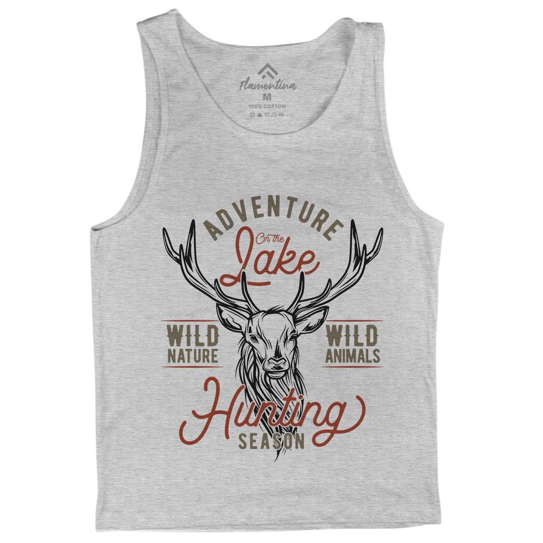 Deer Hunt Mens Tank Top Vest Animals B825